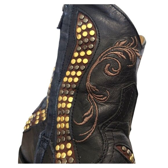 OLD GRINGO Snake Studded Zipper Boot - Picture 6 of 13
